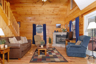 Pigeon Forge Two Bedroom Cabin Rental Near Dollywood